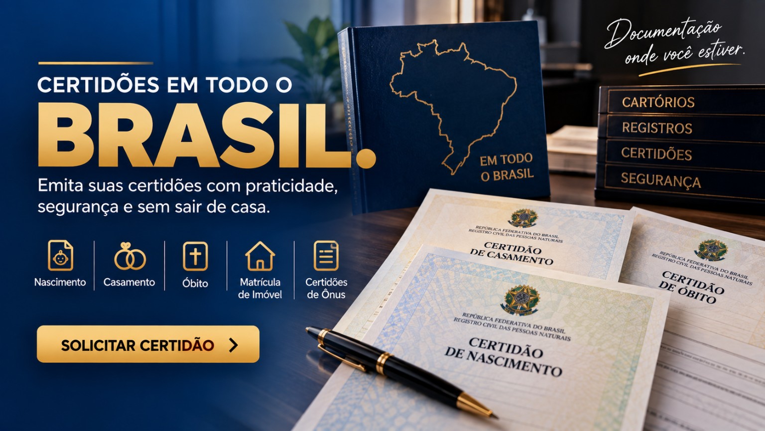 Certidões em todo o Brasil