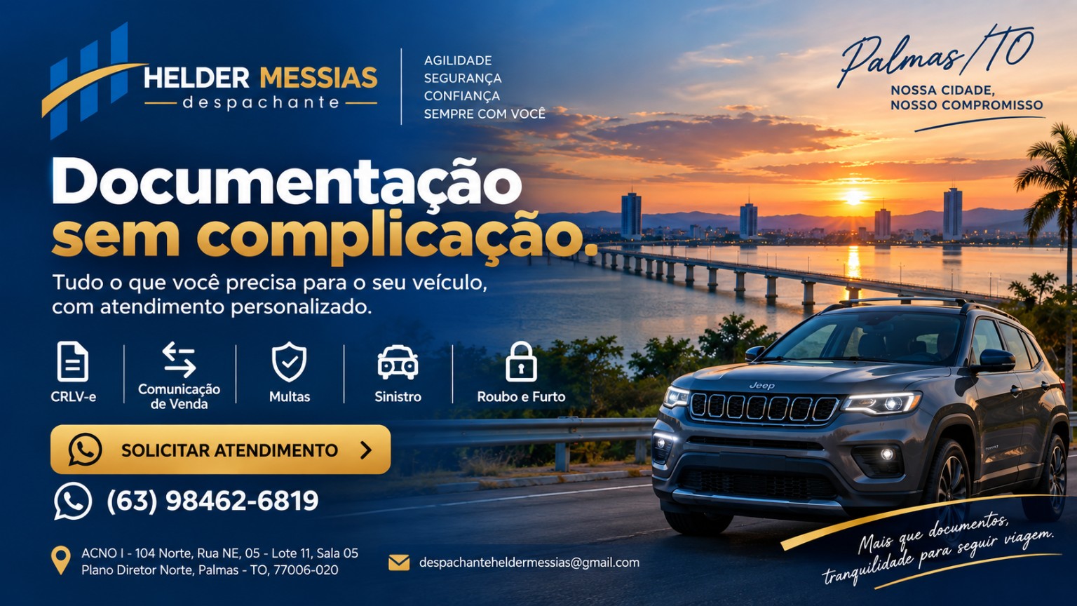 Documentação sem complicação em Palmas